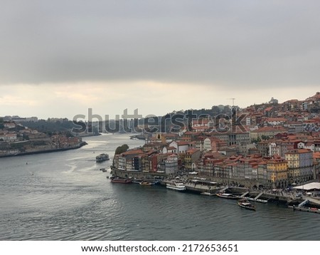 Similar – Image, Stock Photo Douro and old town of Porto