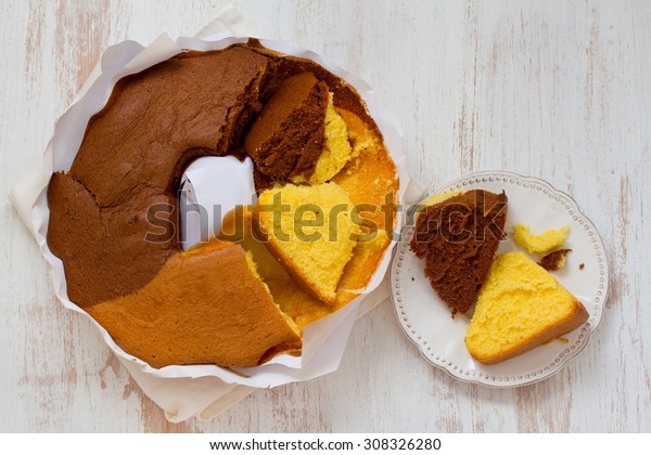 Portuguese Cake Pao De Lo On Stock Photo Edit Now