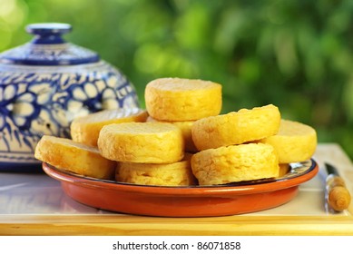 Portuguese Cheese On Plate,and Knife.