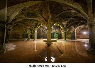 Portuguese cistern in El Jadida, La Citerne Portugaise. City of Mazagan, Ancient Underground Watertank in El Jadida southwest of Casablanca