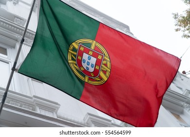 Portuguese Flag Waving