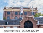 The Portuguese Synagogue (or the Esnoga, or Snoge) - synagogue in Amsterdam, completed in 1675. AMSTERDAM, The NETHERLANDS. 