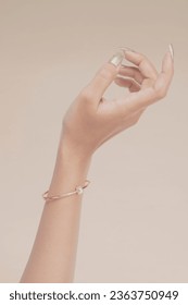 Pose Female Hand with Jewerly