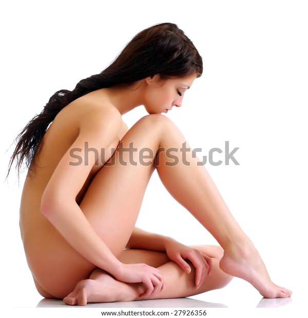 womans nude pov