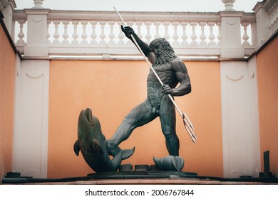 Poseidon, God Of The Seas, Statue In Kadriorg Park