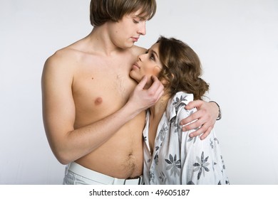 Posing couple
