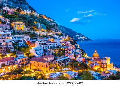 Positano sunset view.  Amalfi Coast, Italy. - Powered by Shutterstock