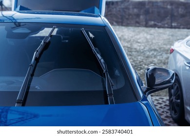 Position of windshield wipers for replacement