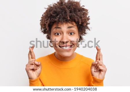 Similar – Image, Stock Photo ray of hope Young woman