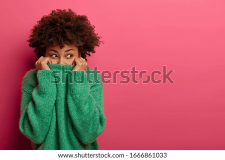 Similar – Image, Stock Photo Woman disappearing in the pool