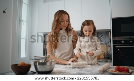 Similar – Image, Stock Photo Apple baking cake Cake