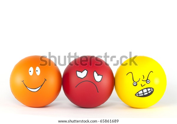 Positive Negative Attitude Gradation Stock Photo (Edit Now) 65861689