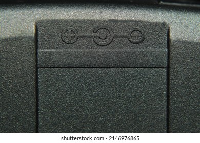 Positive And Negative Switch Symbols On Electronics