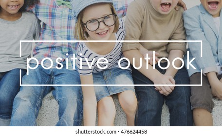 Positive Outlook Optimistic Attitude Mindset Concept