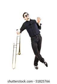 Positive Trombone Player