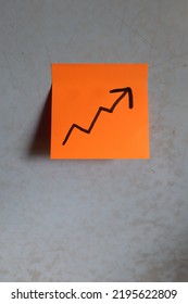 Positive Upward Graph Arrow. Uptrend,upwards Arrow,growth Arrow.