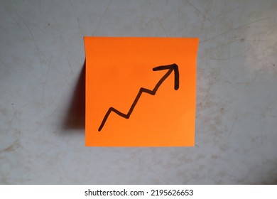 Positive Upward Graph Arrow. Uptrend,upwards Arrow,growth Arrow.