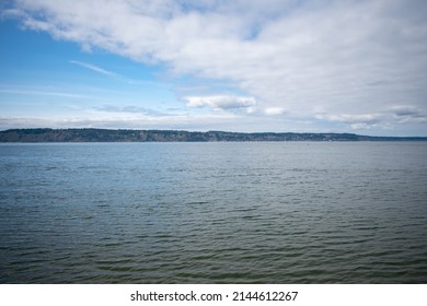 Possession Sound View With Nearby Island And Beautiful Sky