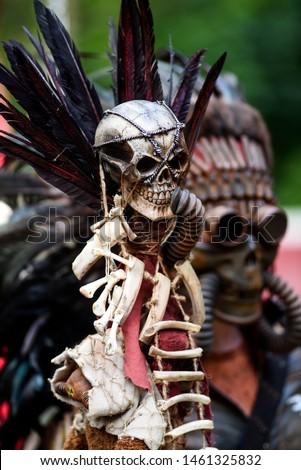 Post apocalyptic skull. 
