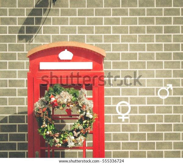 Post Box Brick Background Stock Photo Edit Now 555336724