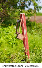 A Post For A Broken Electric Fence For Horses