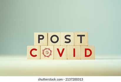 Post Covid Concept. Hope And The End. Long Covid; Long-term Effects Of Coronavirus. Chronic Fatigue, Feeling Tired Easily. Medical, Treatment Long Covid Symstoms, Recovery Tips.
Wooden Cube Blocks.