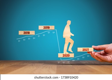 Post covid-19 era helping hand for business and economy concept. Government economic stimulus after covid-19. Secretary of the treasury (politician) stimulate economy for GDP growth in year 2021. - Shutterstock ID 1738910420