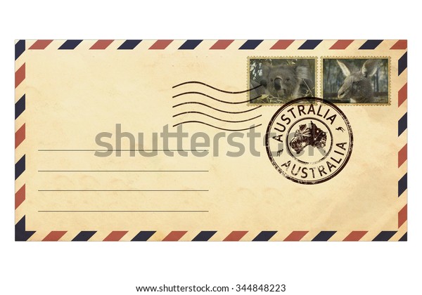 australia post envelope with yellow border meaning