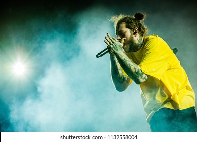 Post Malone Performance At Rock Werchter Festival, Werchter, Belgium 5-8 July 2018