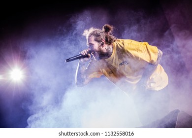 Post Malone Performance At Rock Werchter Festival, Werchter, Belgium 5-8 July 2018