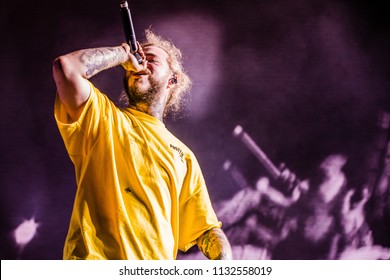 Post Malone Performance At Rock Werchter Festival, Werchter, Belgium 5-8 July 2018