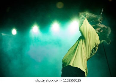 Post Malone Performance At Rock Werchter Festival, Werchter, Belgium 5-8 July 2018