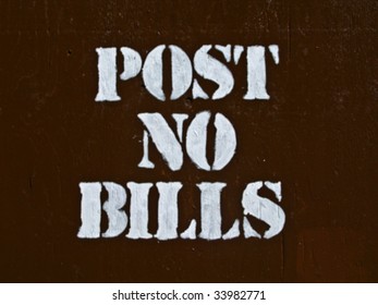 Post No Bills