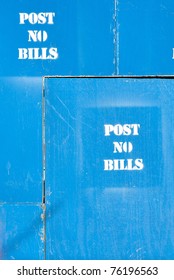 Post No Bills