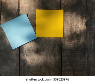 Post it note on background