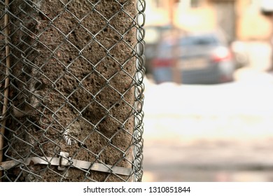 
Post in wire