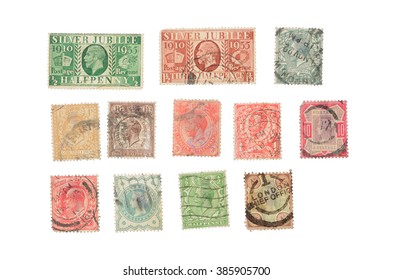 postage stamp isolated on a white background - Powered by Shutterstock