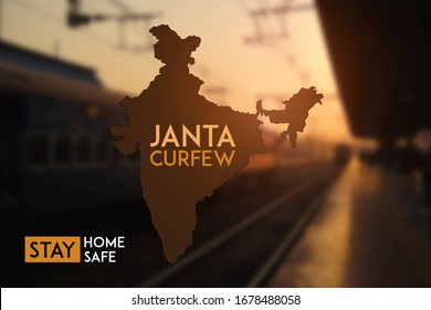 Poster For Janta Curfew , India Corona Virus