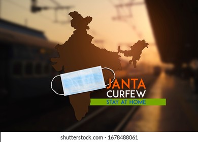 Poster For Janta Curfew , India Corona Virus