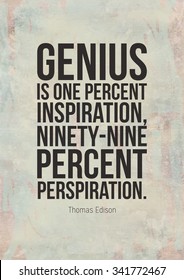 Poster Motivational Quote By Thomas Edison Stock Photo Edit Now