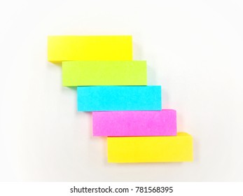 The post-it put on the table
