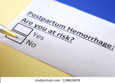 Postpartum Hemorrhage: Are You At Risk? Yes Or No