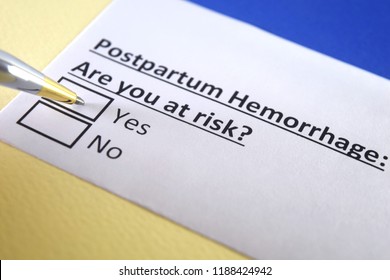 Postpartum Hemorrhage: Are You At Risk? Yes Or No