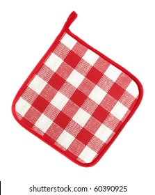 Pot Holder Lovely Red And White