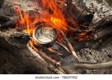 pot on the fire