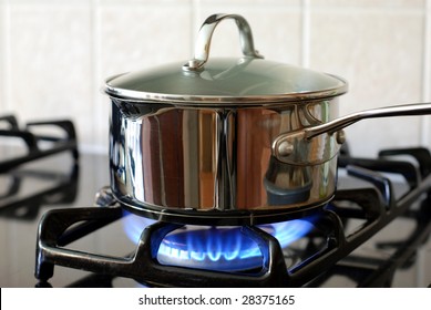 Pot On The Gas Stove