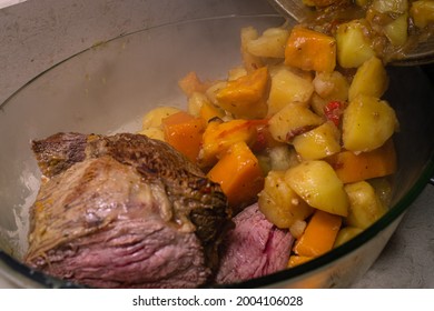 Pot Roast Beef Rump Tail With Potato