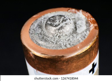 Potassium Carbonate Incrustation On End Leaked Stock Photo Edit Now