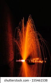 Potassium Metal Exploding In Water. 