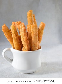 Potato Cheese Stick / Long Potato Cheese, Now It's Popular Snack In Indonesia.